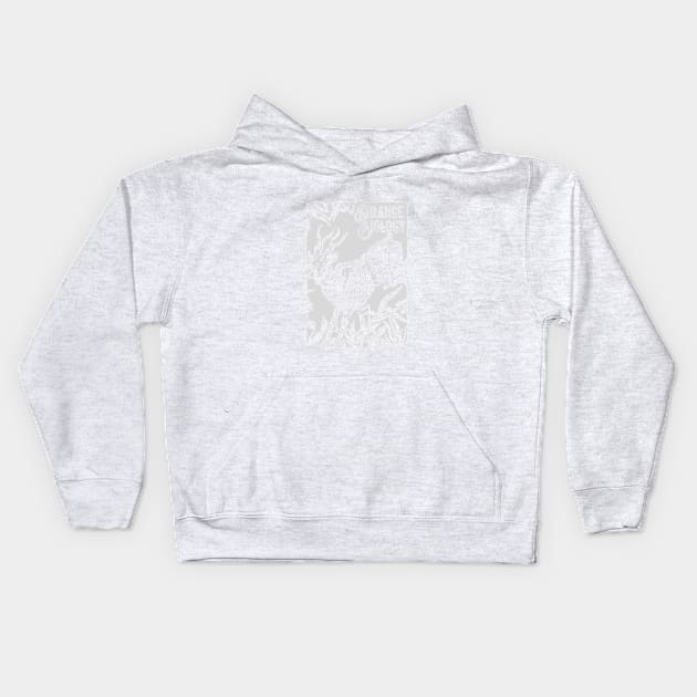 Strange Biology Antelope Skeleton - Offwhite Kids Hoodie by StrangeBiology